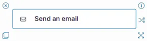 Send an email action block