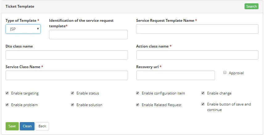 Figure 1 - JPS Template