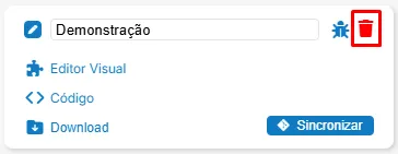 Deletando Workspace