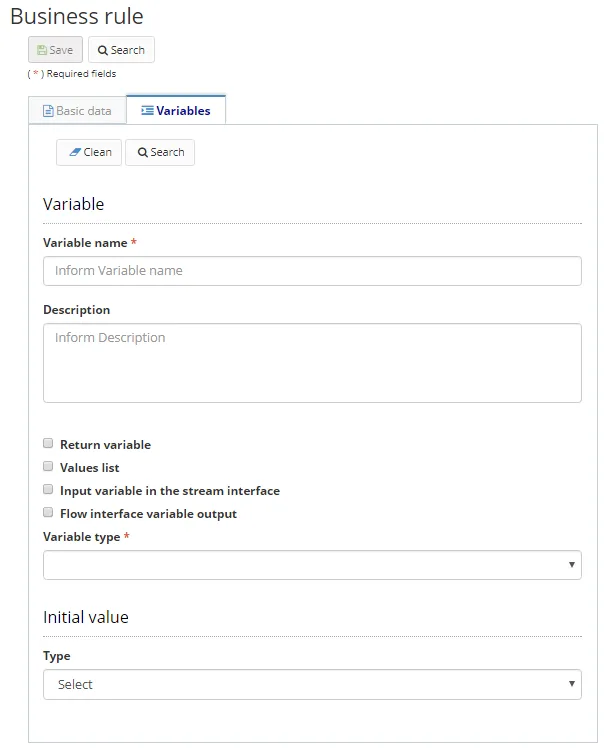 Figure 4 - Drools Business Rule Registration / Editing Screen - Basic data tab (Continued) Figure 4 - Drools Business Rule Registration / Editing Screen - Basic data tab (Continued)
