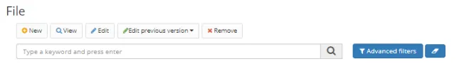 Figure 1 - Report File Search Screen