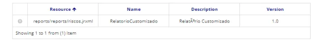 Figure 2 - Report File Listing Screen