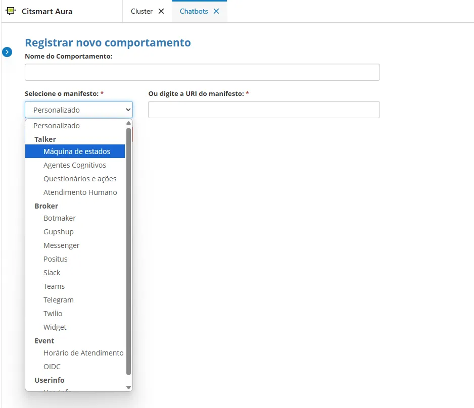 registrarcomportamento