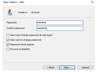 Figure 2 - Password