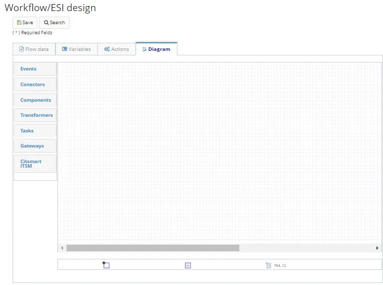 Figure 7 - Register/Edit Workflow, Diagram tab