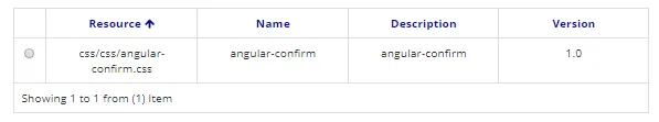 Figure 2 - CSS Listing Screen