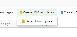 Figure 1 - Create SM Template