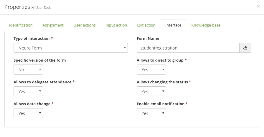 Figure 5 - Interface