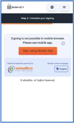 eMudhra Interface eMudhra Interface