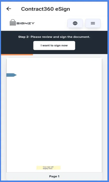 Contract Page Contract Page