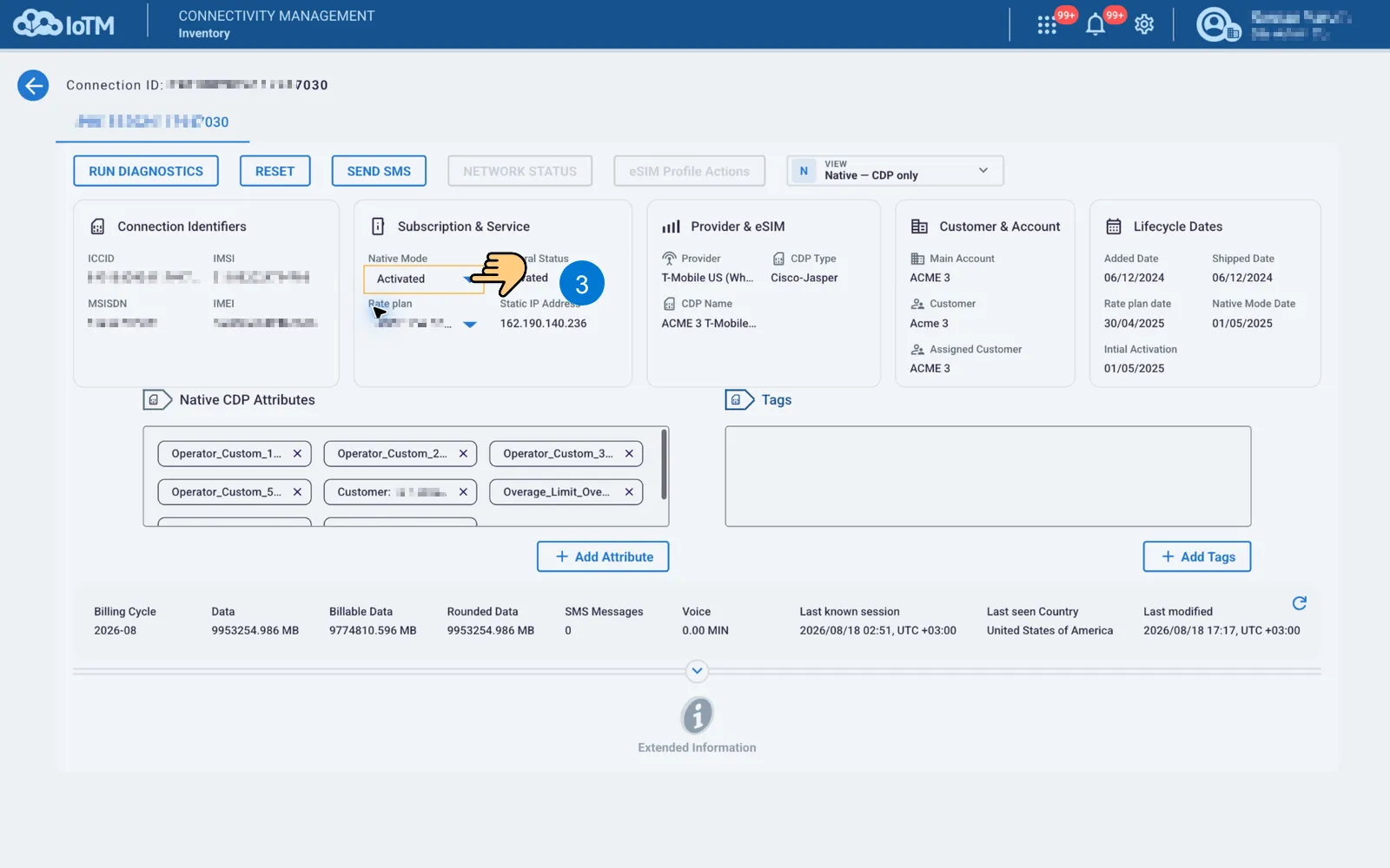 Current UI figure 108: 108b-native-mode-details