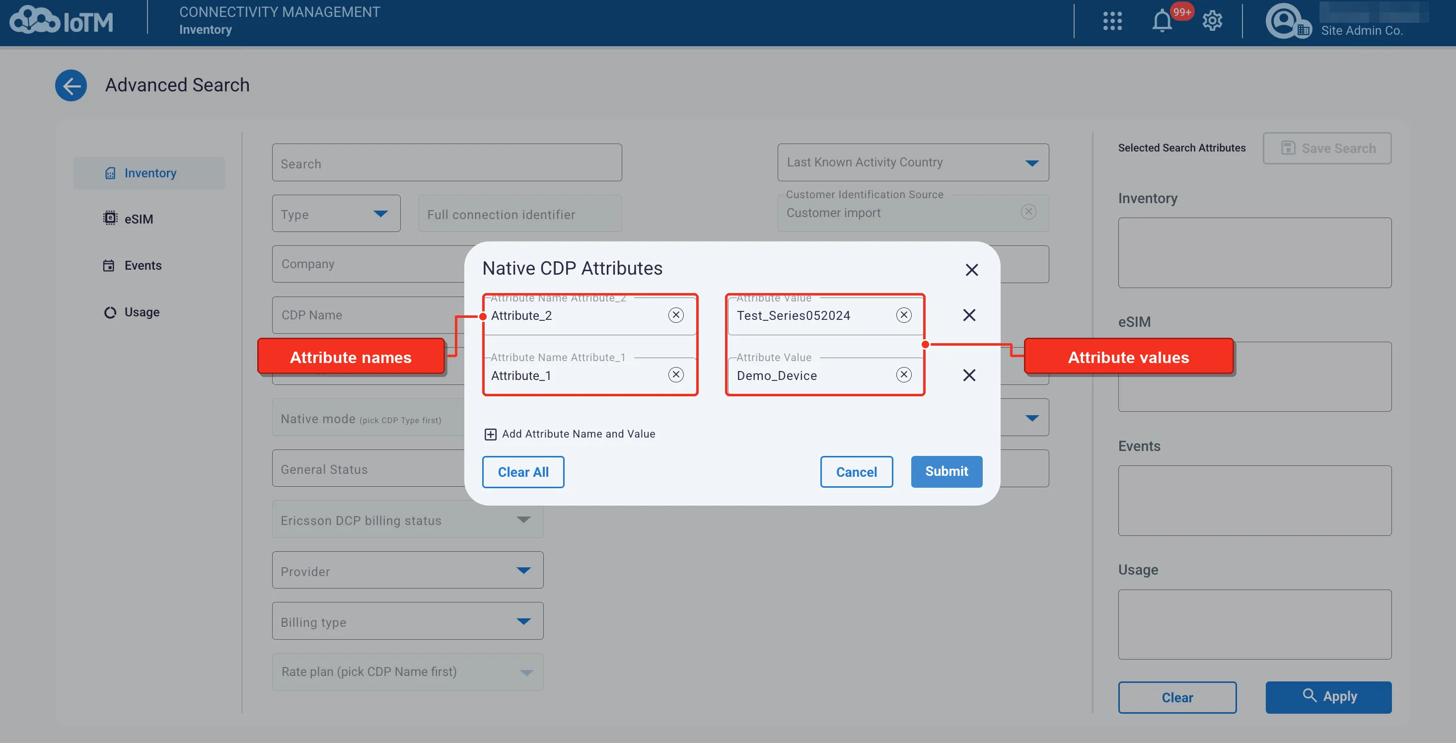 native cdp attribute search annotated