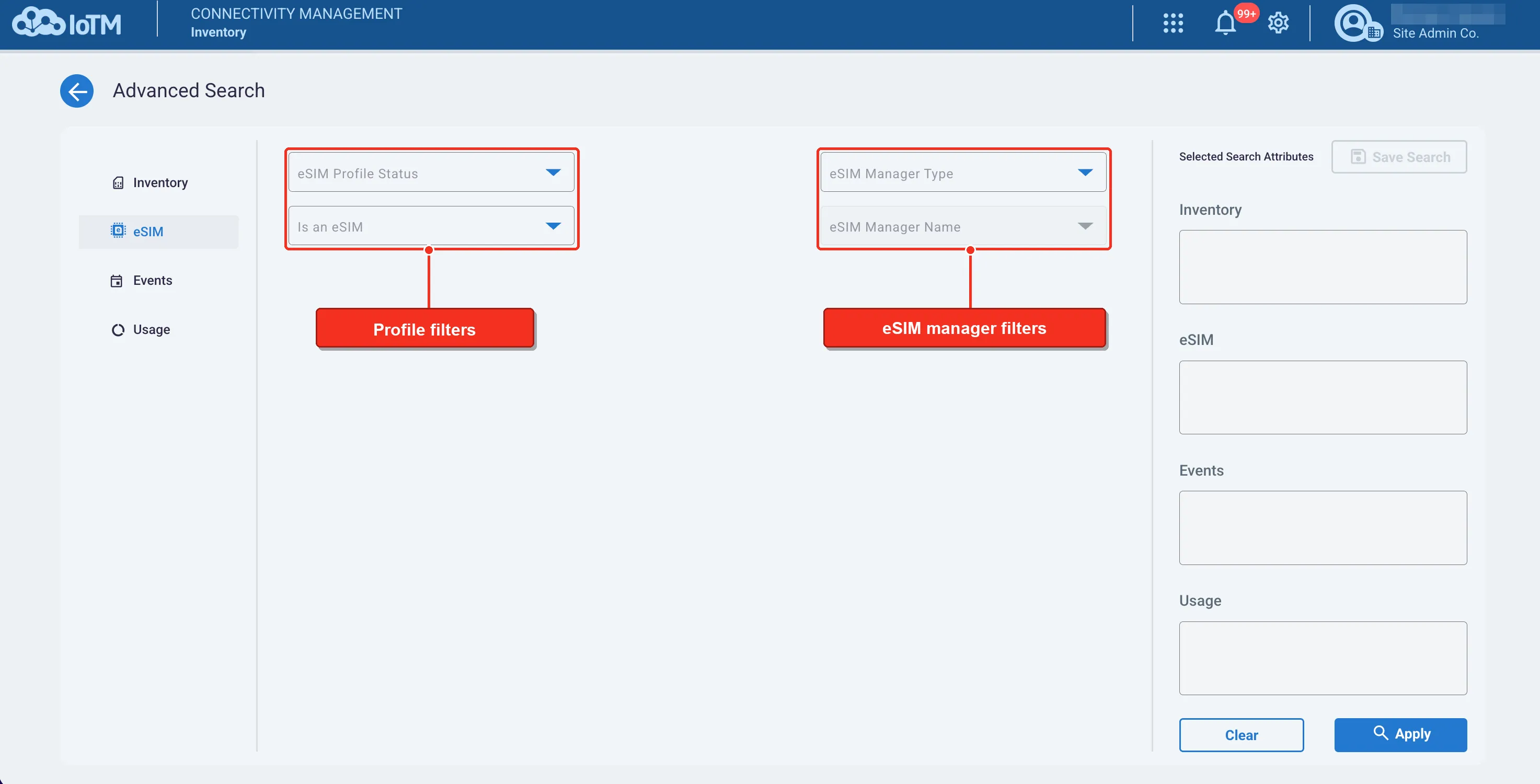 advanced esim annotated