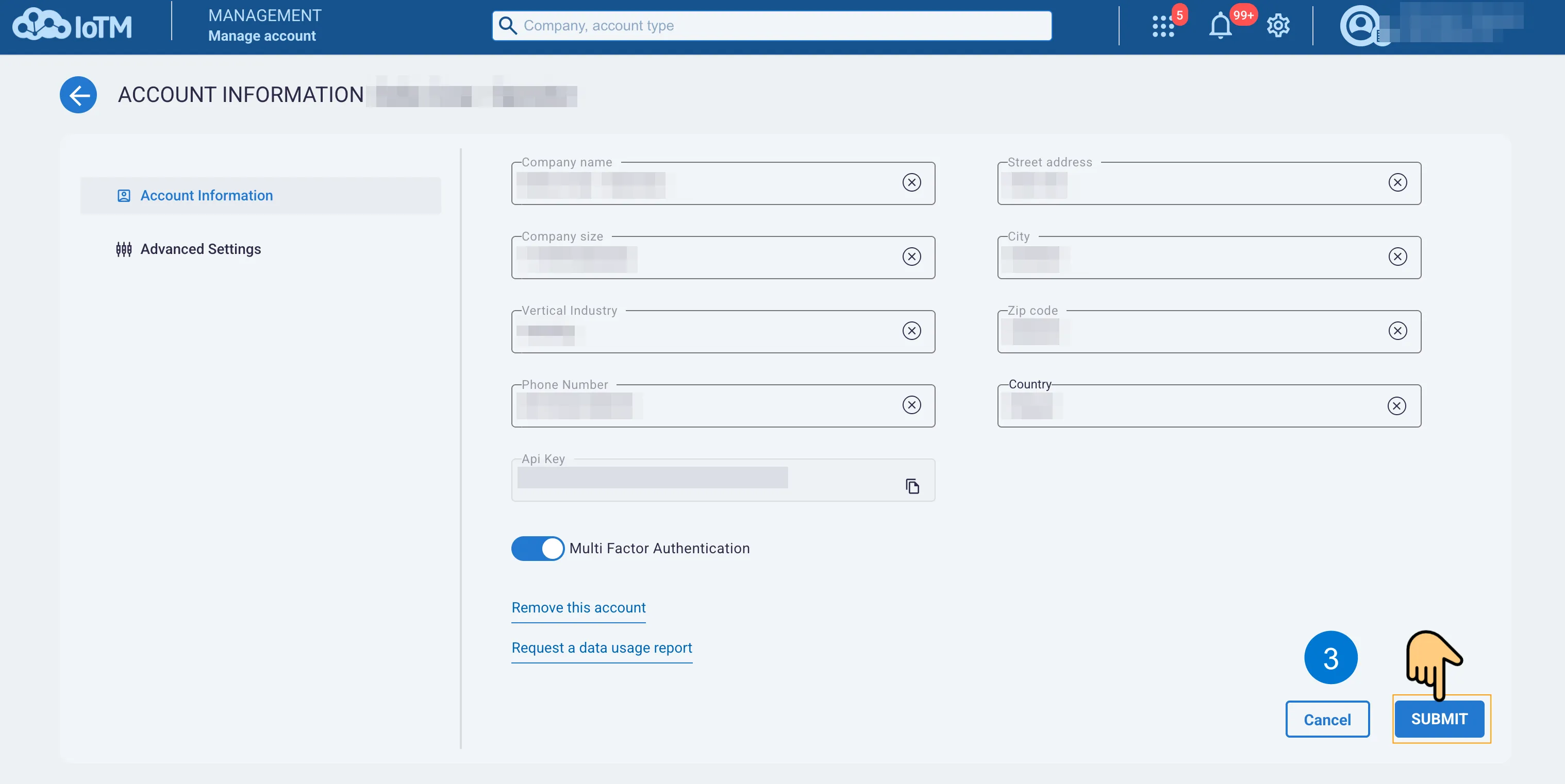 Turn on Multi Factor Authentication
