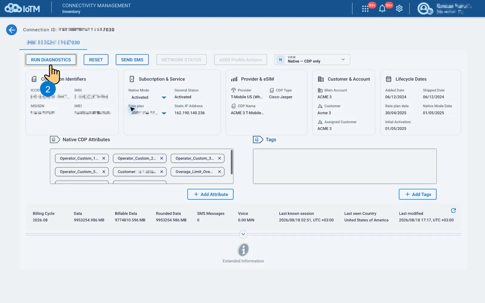 Current UI figure 129: 129a-run-diagnostics