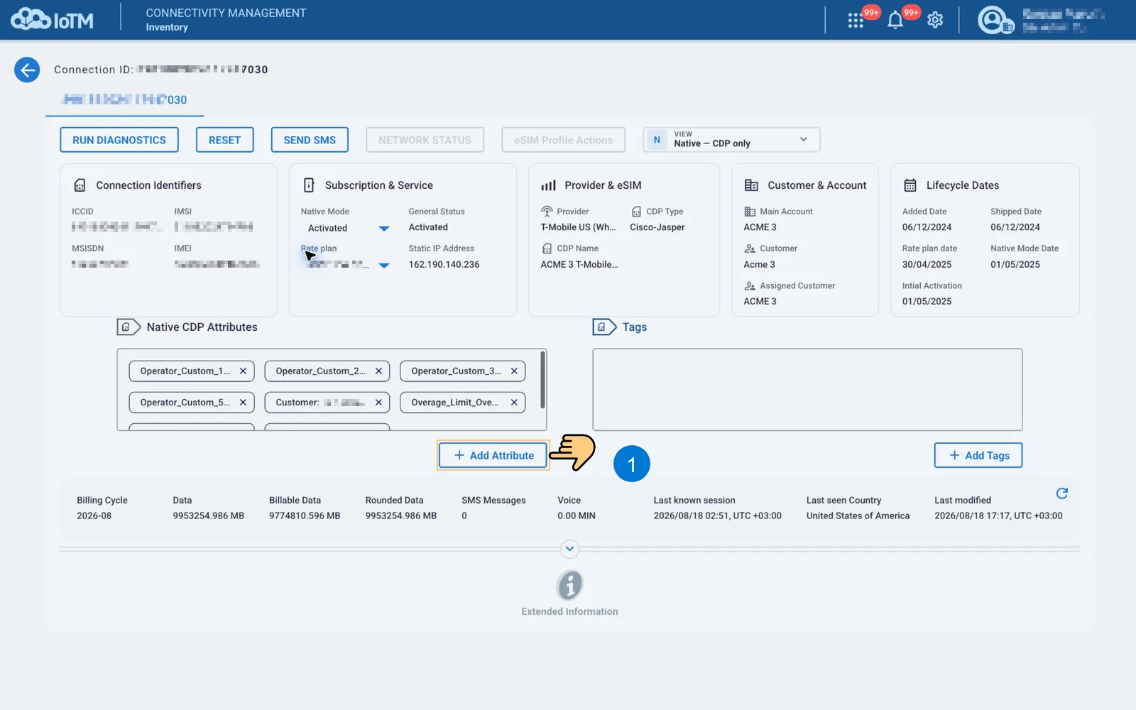 Current UI figure 124: 124a-attributes-entry