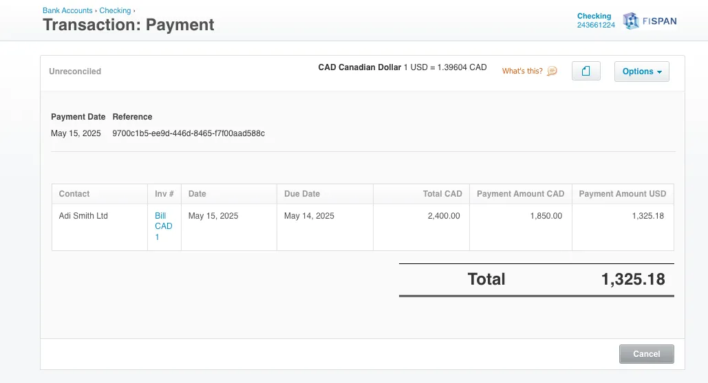 Open the Bill Payment to Void