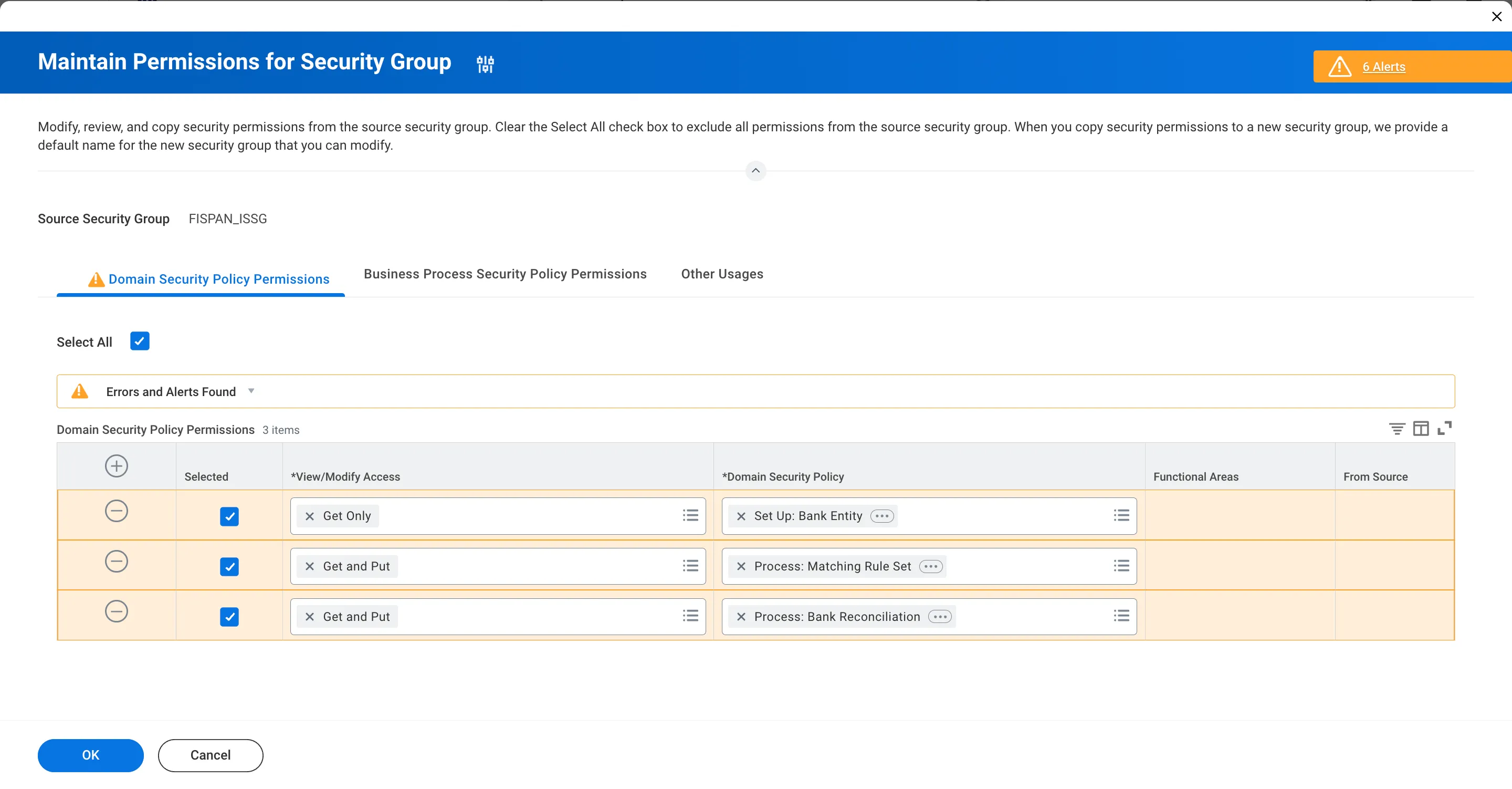 Select Permissions Select Permissions