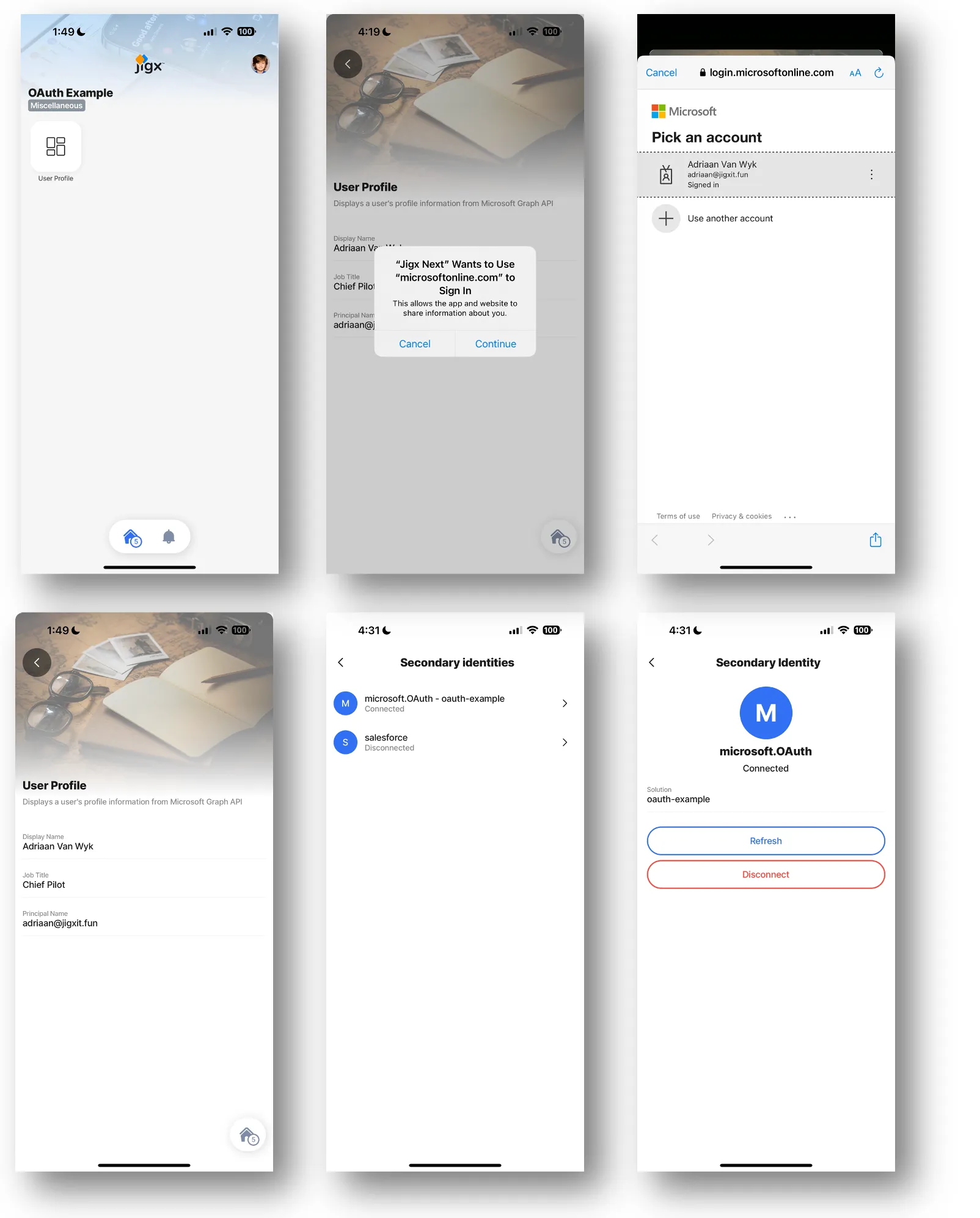 OAuth loop OAuth loop