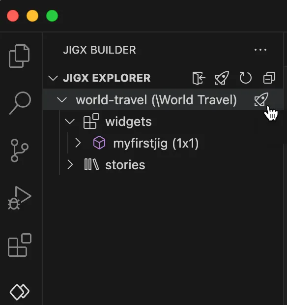 Publish Jigx project Publish Jigx project
