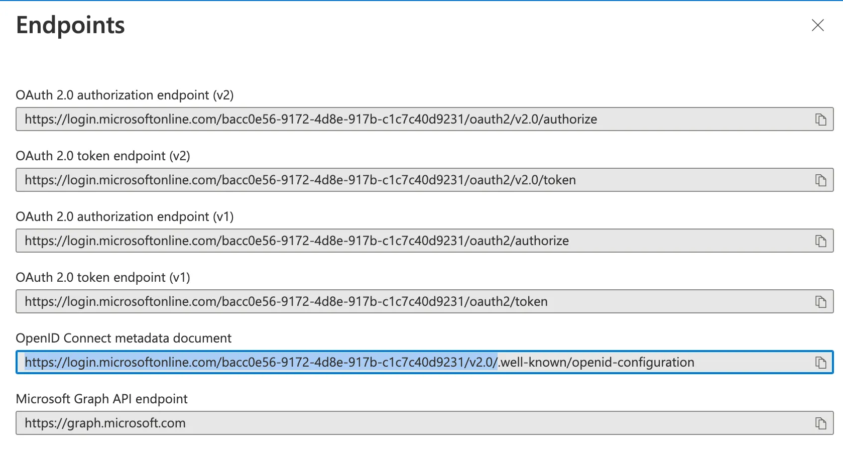 Endpoints Endpoints