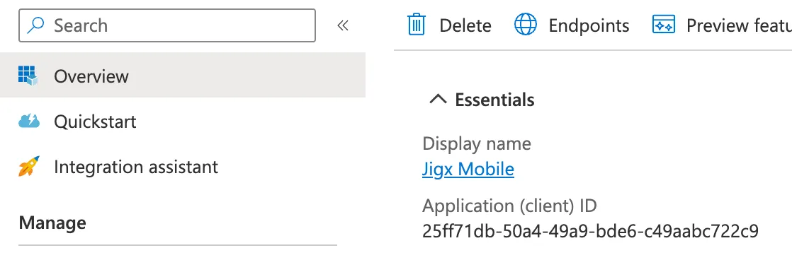Application ID Application ID