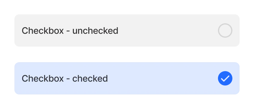 Checkbox preview