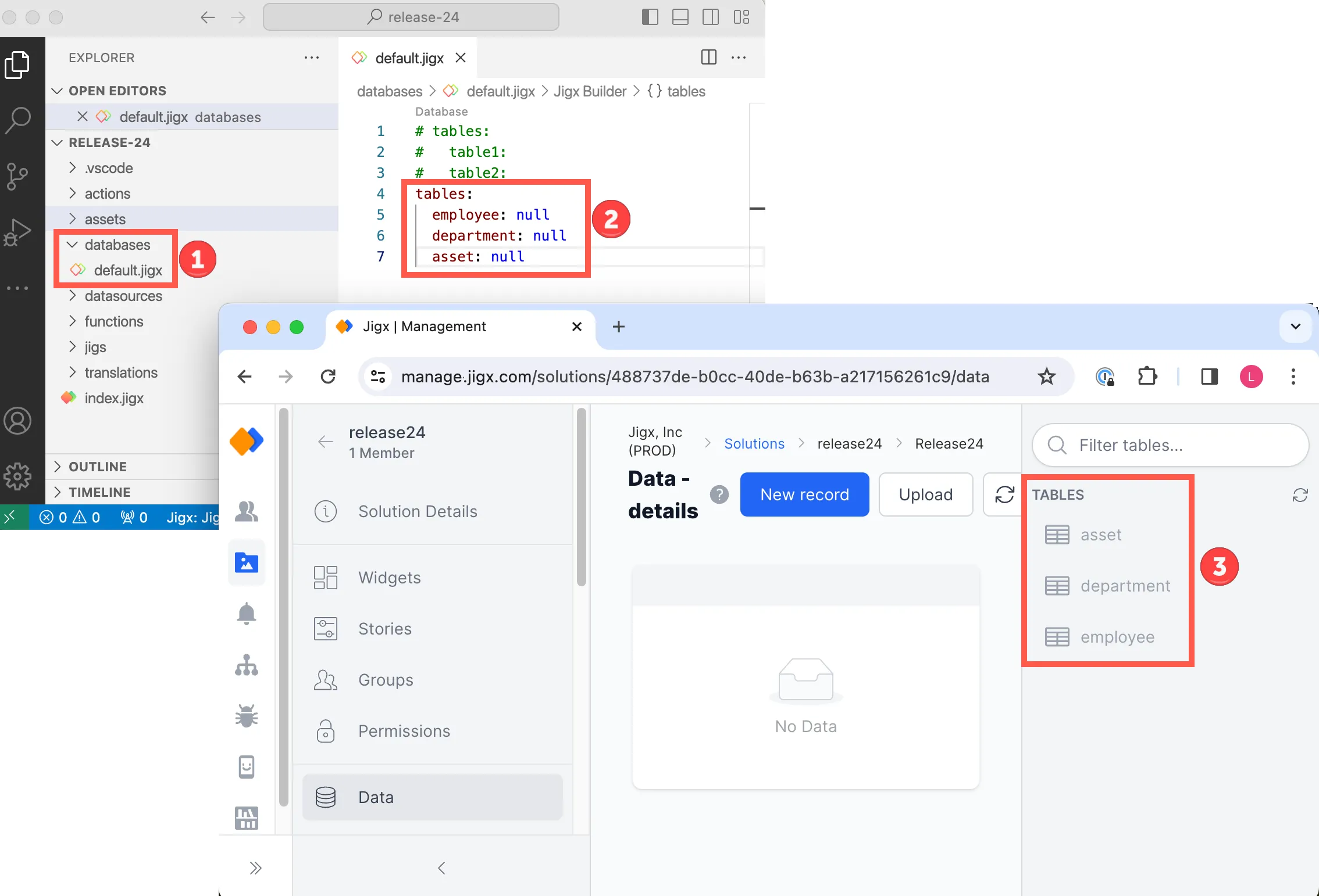 Tables in Dynamic Data