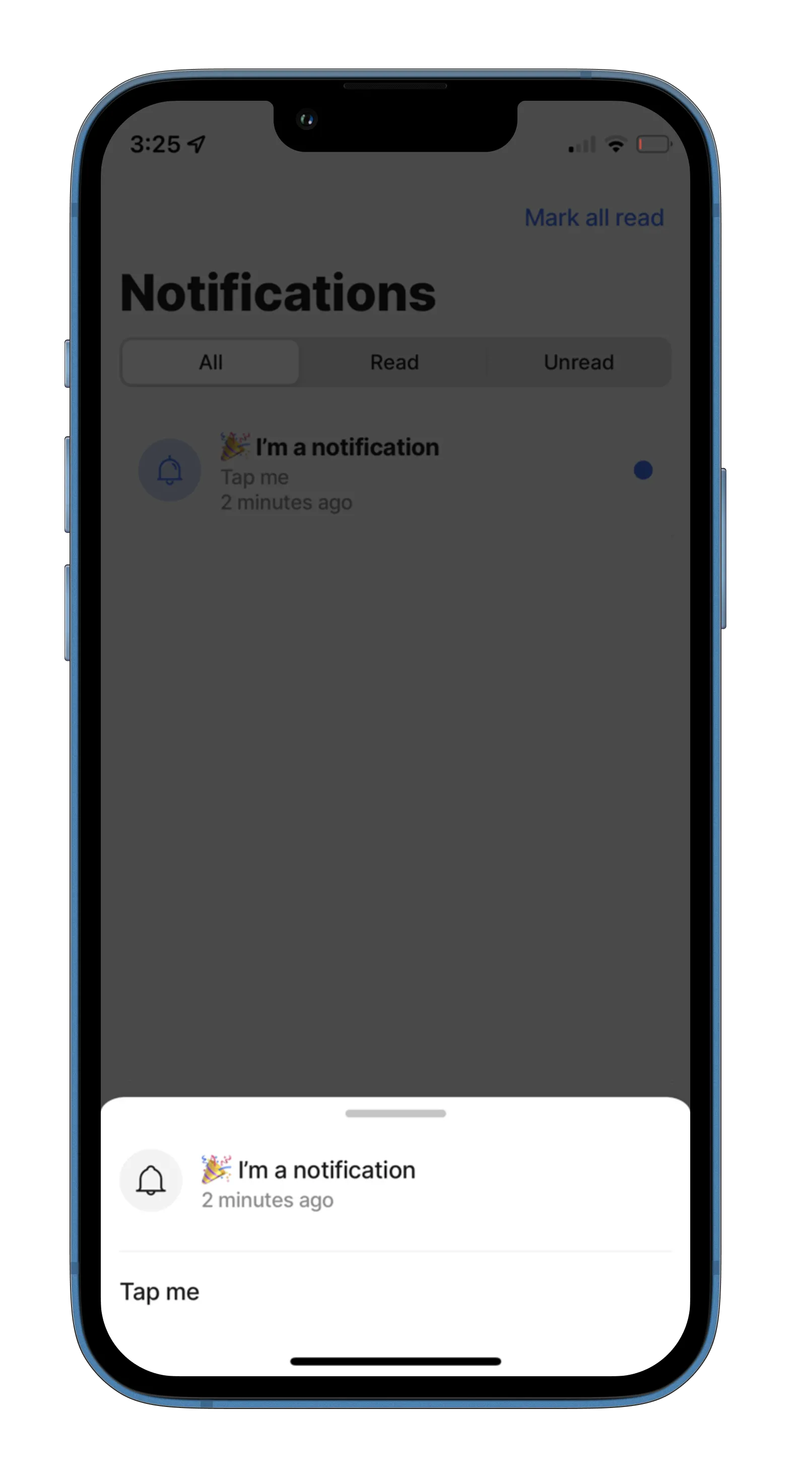 In-App Notification In-App Notification