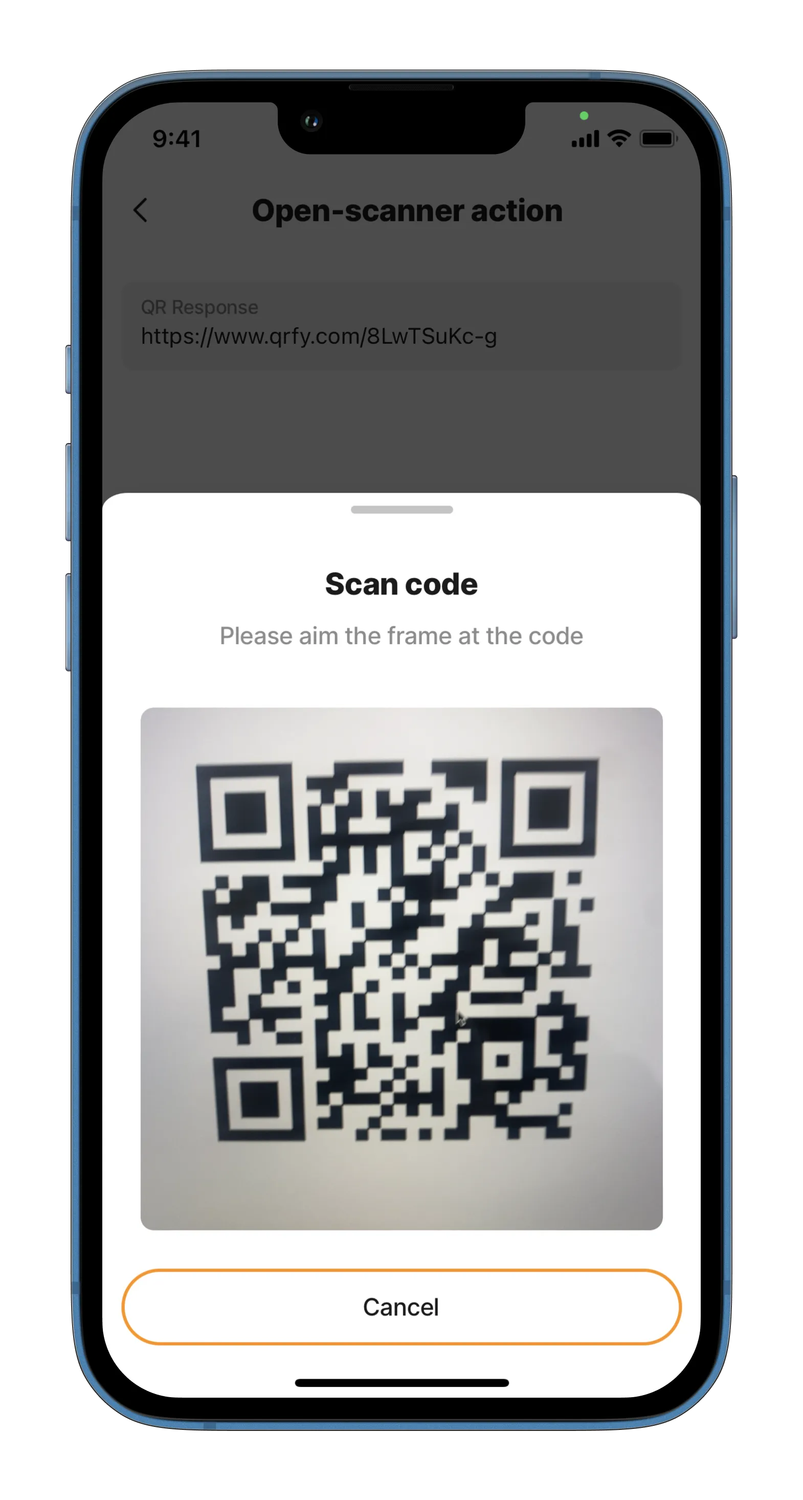 Open scanner Open scanner