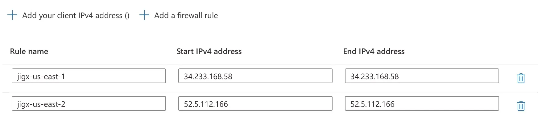 Adding IP addresses