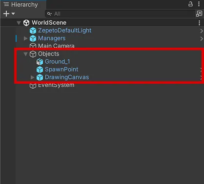 DrawingCanvas placed in Hierarchy DrawingCanvas placed in Hierarchy