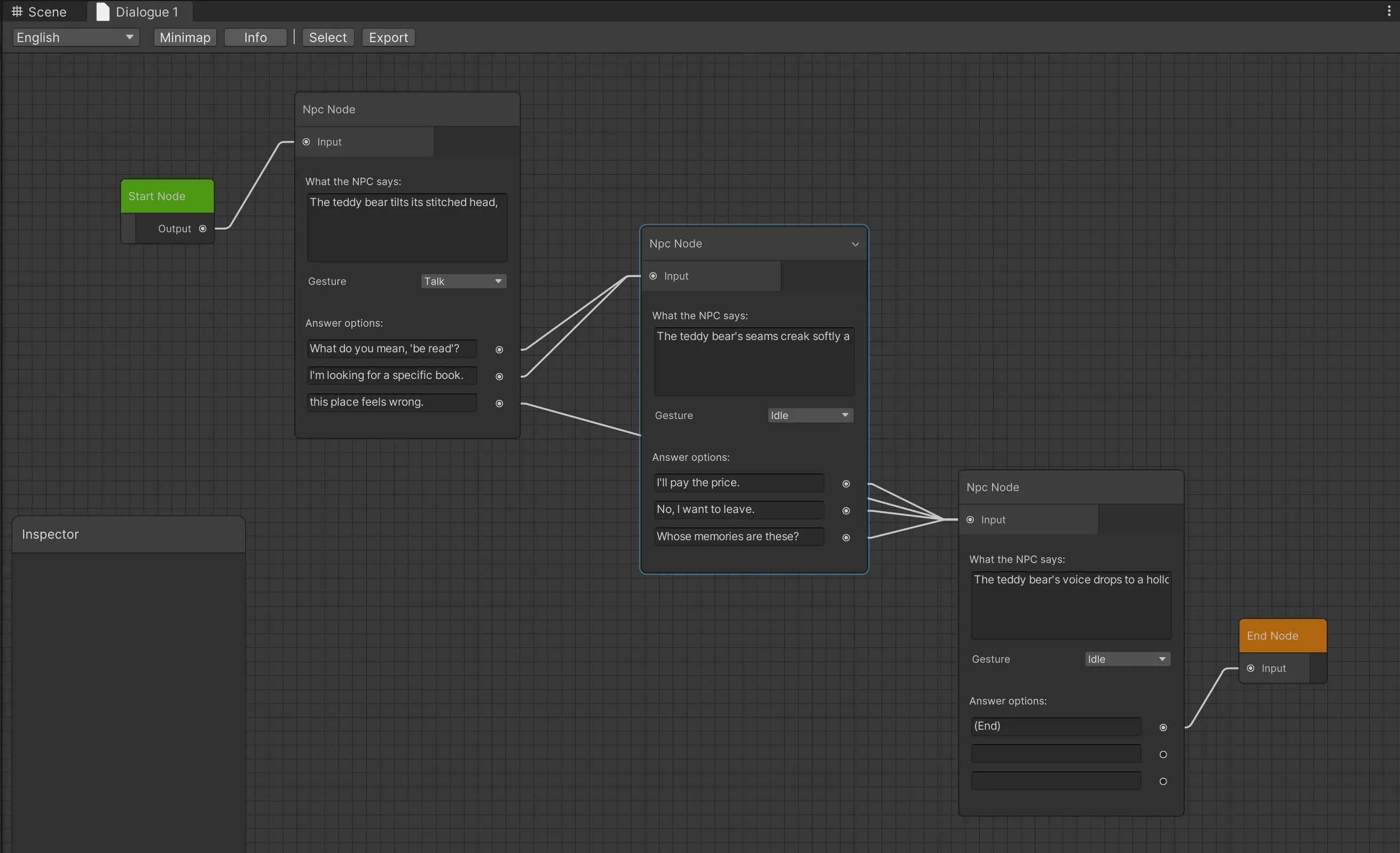 Dialogue Graph Editor Dialogue Graph Editor