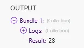 output value
