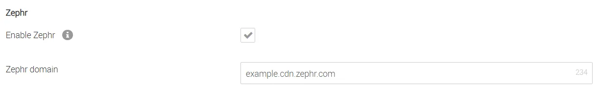 Purple Manager: Enable Zephr