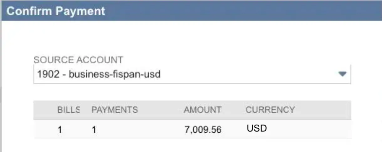 Partial Payment Not Supported