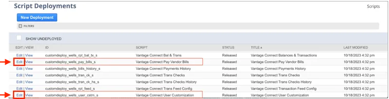 Pay Vendor Bills and User Customization Suitelets Pay Vendor Bills and User Customization Suitelets